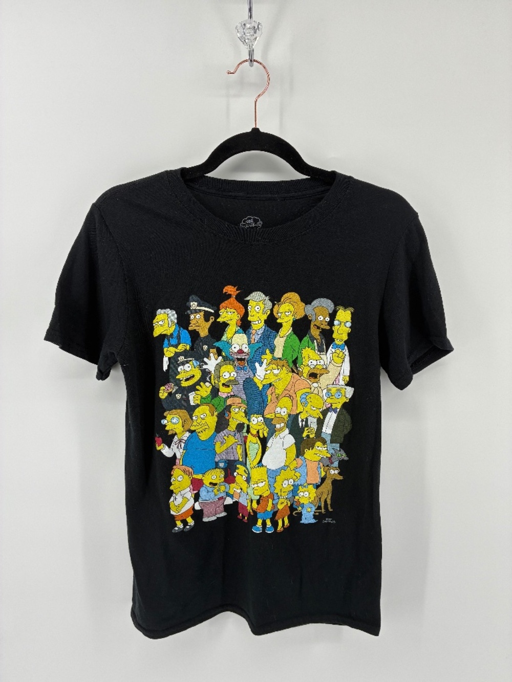 The Simpson’s Cast Black Tee